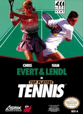 Chris Evert & Ivan Lendl in Top Players' Tennis (USA) box cover front